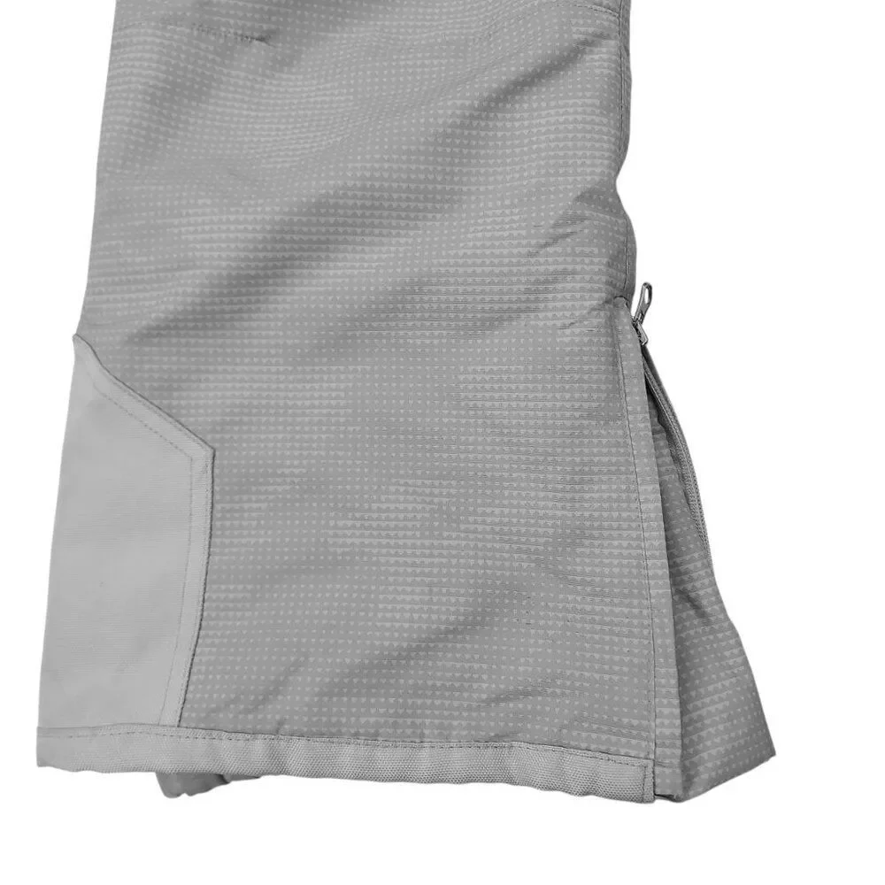 Swiss ALPS Cargo Snow Pants Youth Large 14/16 Gray Insulated Ankle Zip Winter